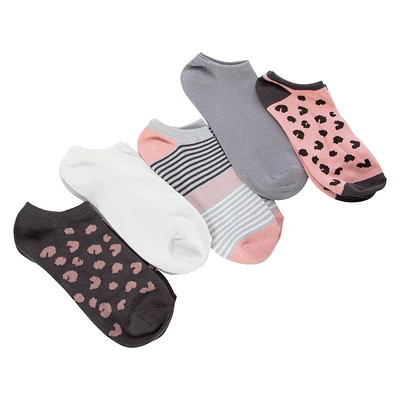 ladies super soft no-show socks 5-pack