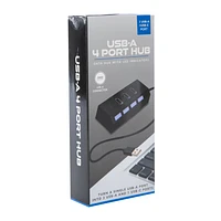 4-Port USB Hub With LED Indicators