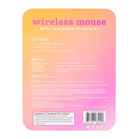 Wireless Mouse With Swappable Faceplates