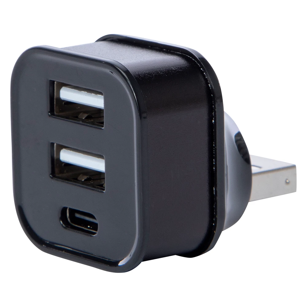 3-Port USB-A & USB-C Mini Hub