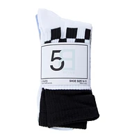 Ladies Crew Socks 5-Pack