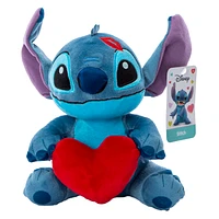 Disney Stitch Heart Plush 7.8in