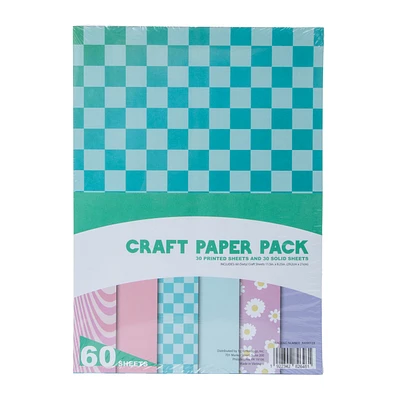 Craft Paper Pack 60 Sheets