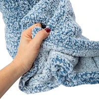 Marled Sherpa Blanket 50in x 60in