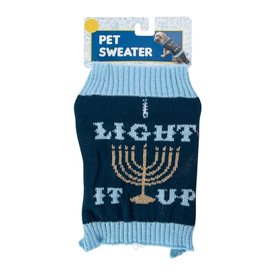 Pet Hanukkah Sweater