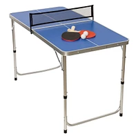 Junior Table Tennis Set With Foldable Table 48in