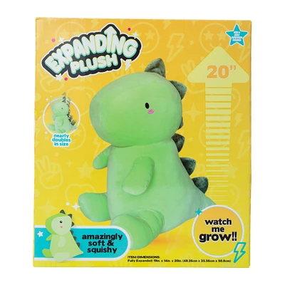 dinosaur expanding plush 20in