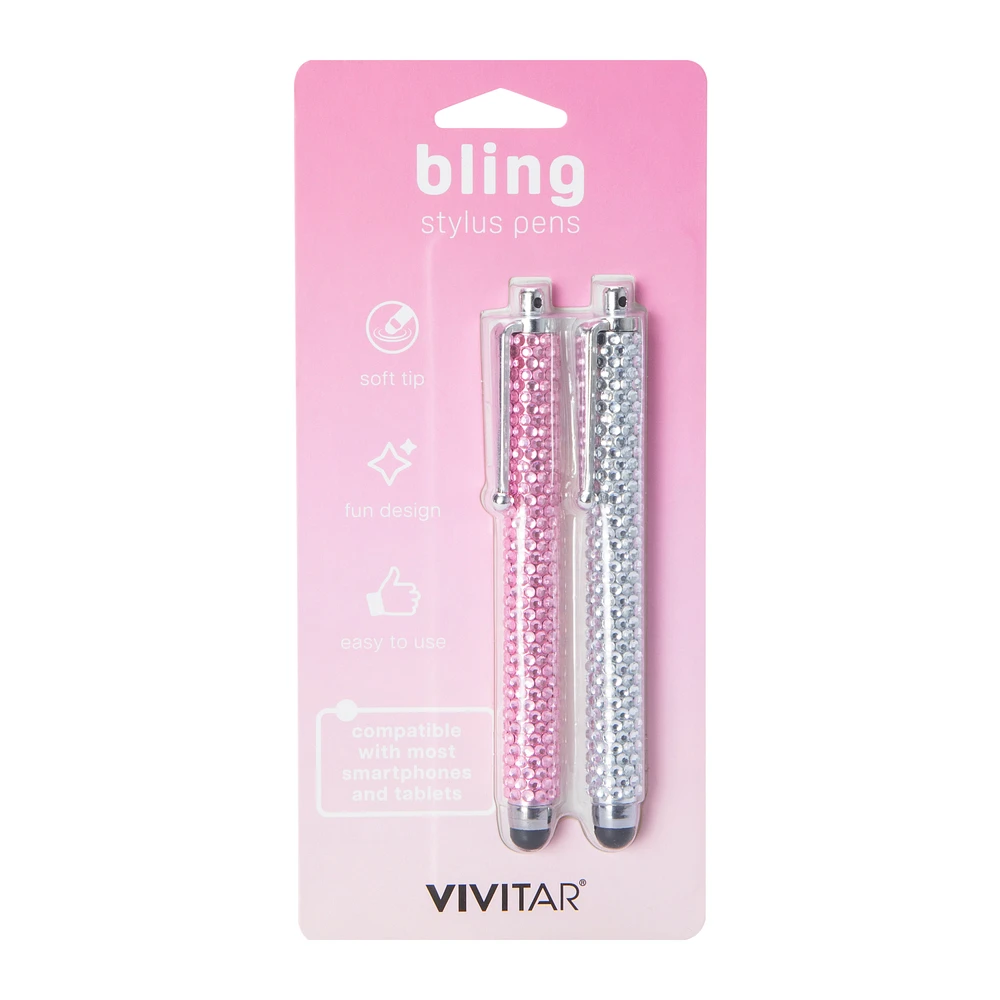 Bling Stylus Pens 2-Count