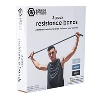 Series-8 Fitness™ Resistance Bands 3-Count