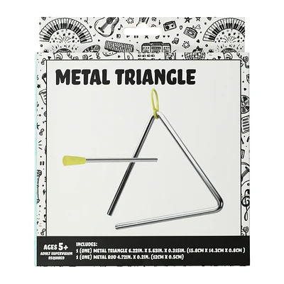 Metal Triangle with Rod