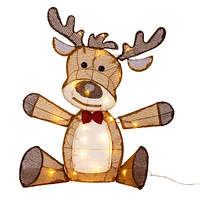Tinsel Reindeer LED Outdoor Holiday Decor 25in