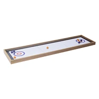Wooden Tabletop Curling Game 45in x 11.8in