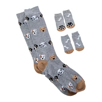 Mens Pet & Owner Matching Socks Set