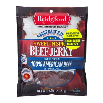 bridgford® sweet ‘n spicy beef jerky 2.85oz
