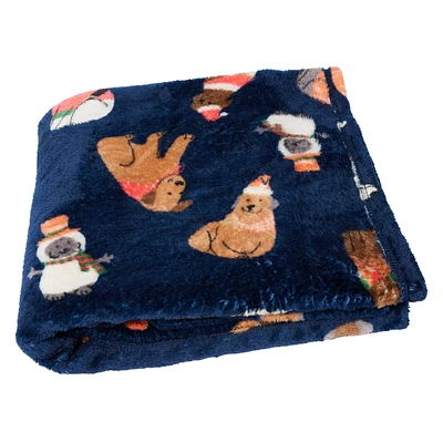 Holiday Dogs Blanket 50in x 60in