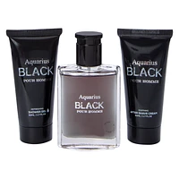 aquarius black pour homme 3-piece set