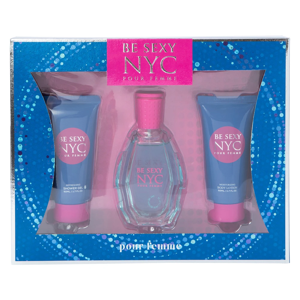 Be Sexy NYC Pour Femme 3-Piece Set