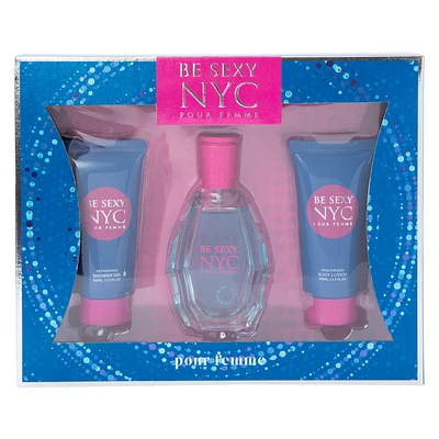 Be Sexy NYC Pour Femme 3-Piece Set