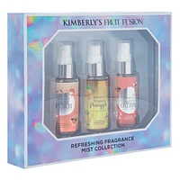 Kimberly’s Fruit Fusion Refreshing Fragrance Mist Collection 3-Piece Set