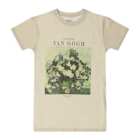 Vincent Van Gogh Roses Graphic Tee