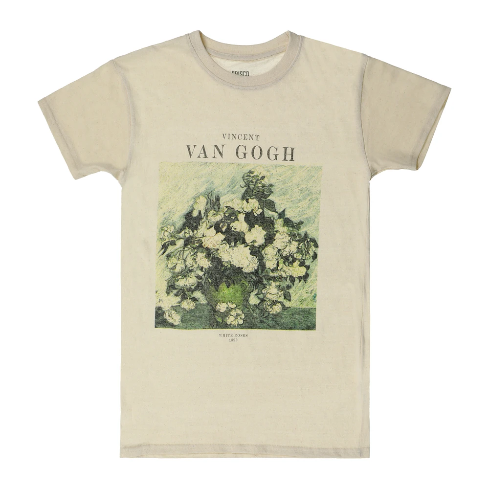 Vincent Van Gogh Roses Graphic Tee