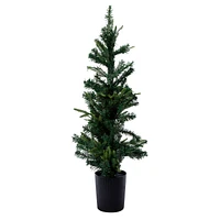 4ft Potted Artificial Christmas Tree With Lights