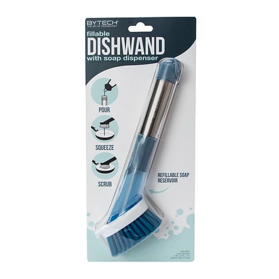 Fillable Dishwand With Soap Dispenser