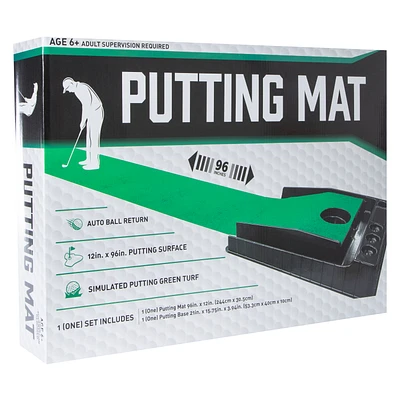 96-Inch Golf Putting Mat