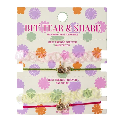 BFF Tear & Share Friendship Bracelets