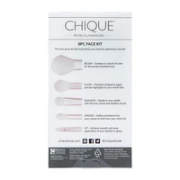 Chique™ Face Makeup Brush 5-Piece Set