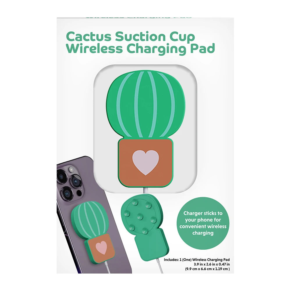 Novelty Suction Cup Wireless Charging Pad 10-Watt