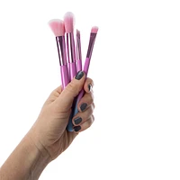 Holographic Makeup Brush Set With Reusable Bag