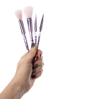 Glitter Makeup Brush Set With Reusable Bag