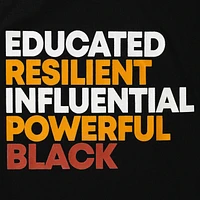 Kid's 'Educated Resilient Influential Powerful Black' Graphic Tee