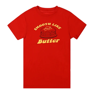 'smooth like butter' retro graphic tee