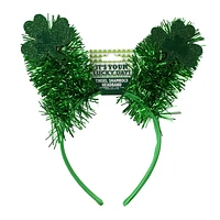 St. Patrick's Day Tinsel Shamrock Headband