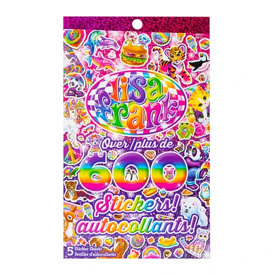 Lisa Frank® Sticker Sheets With Over 600 Stickers