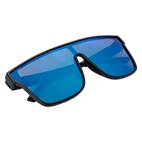 Mens Sporty Mirror Shield Sunglasses