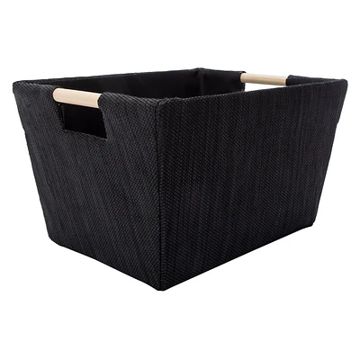 Woven Paper Storage Bin 13.8in x 10in