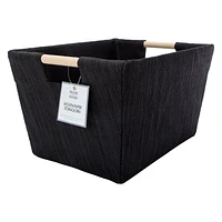 Woven Paper Storage Bin 13.8in x 10in