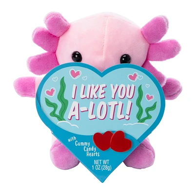 Valentine's Day Mini Axolotl Plush With Candy