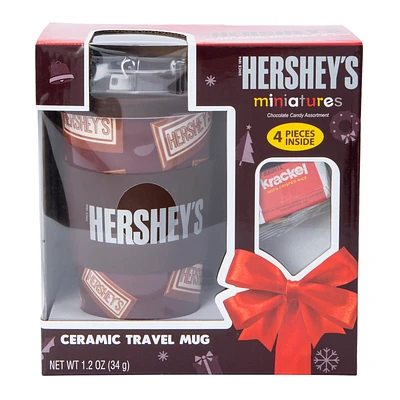 Hershey's® Ceramic Travel Mug & Candy Gift Set