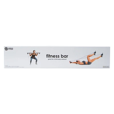 Fitness Bar With Resistance Tubes