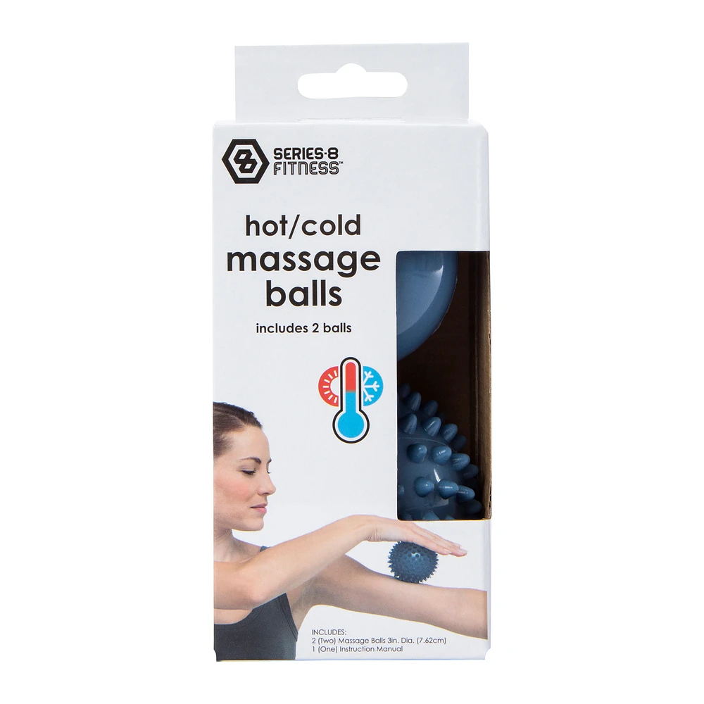 Series-8 Fitness Hot/Cold Massage Balls 2-Count