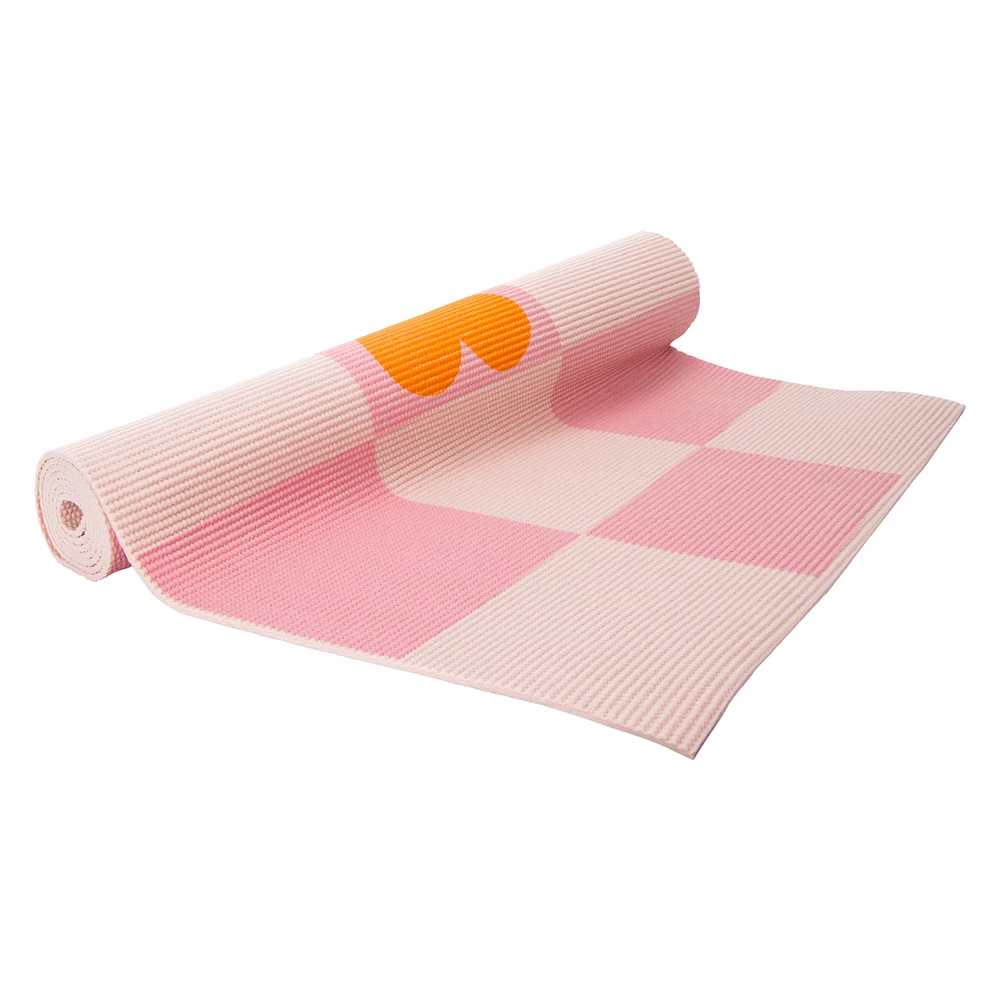 Series-8 Fitness™ Checker Heart Yoga Mat 6mm