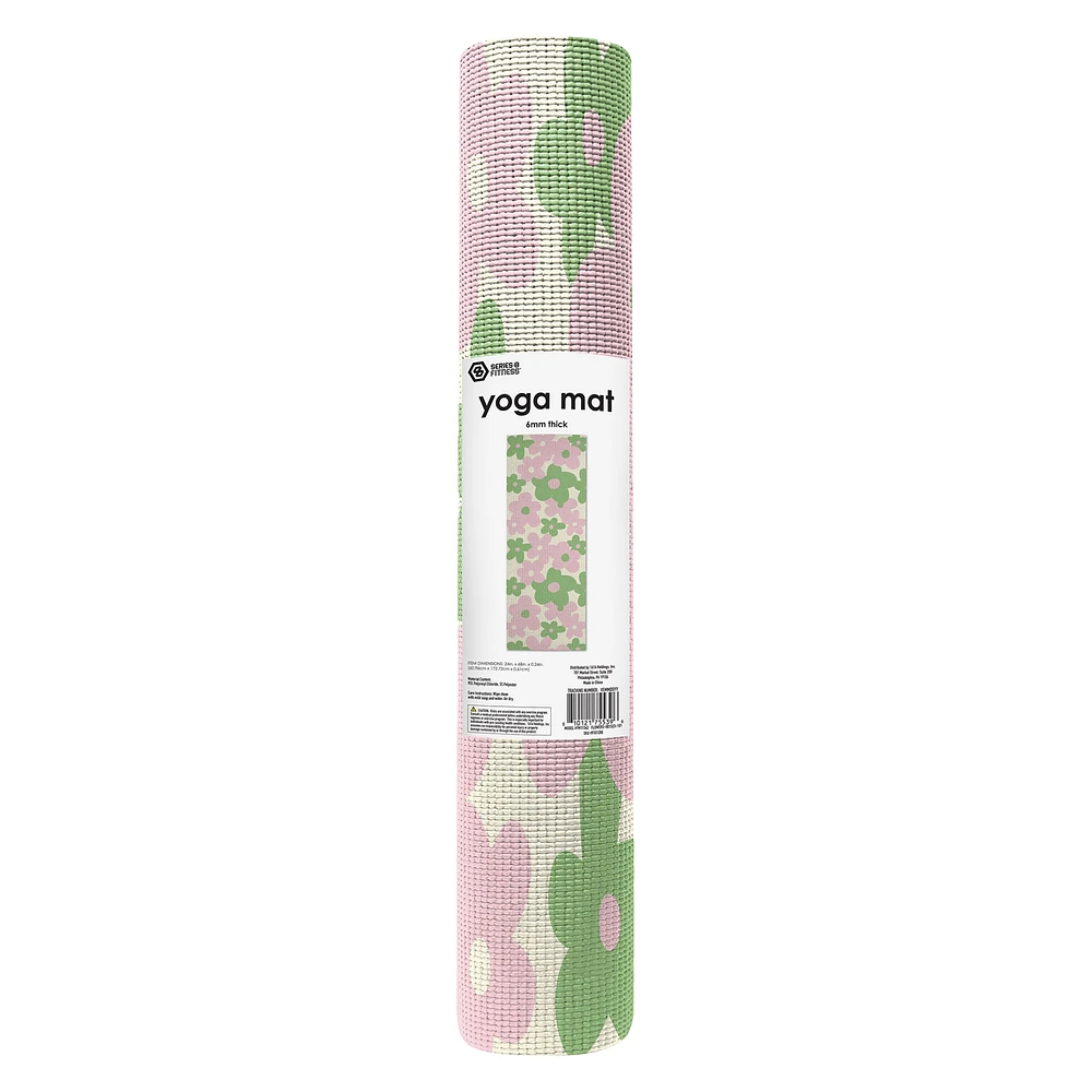 Series-8 Fitness™ Printed Yoga Mat 6mm