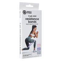 Series-8 Fitness™ Mini Resistance Bands For Legs 3-Count