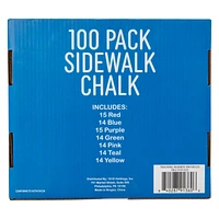 Sidewalk Chalk 100-Pack