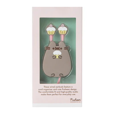 Pusheen The Cat™ Earbuds & Cord Organizer With Microphone