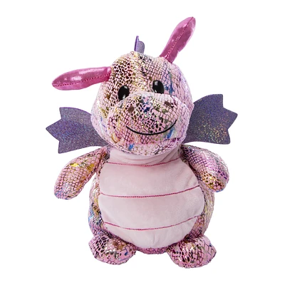 Cute & Sparkly Dragon Plush 10.5in